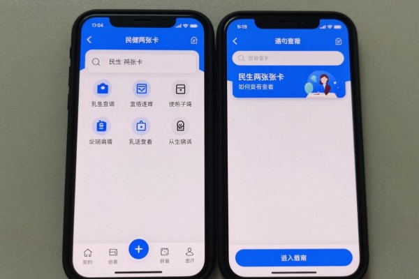 民生两张卡如何查看并显示另一张卡片信息