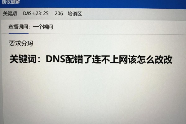 DNS配错了连不上网该怎么改?