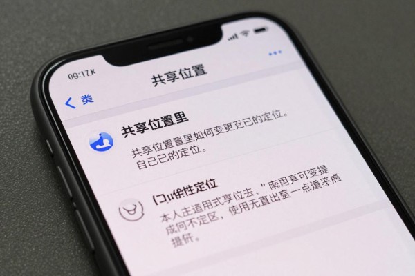 共享位置里如何变更自己的定位