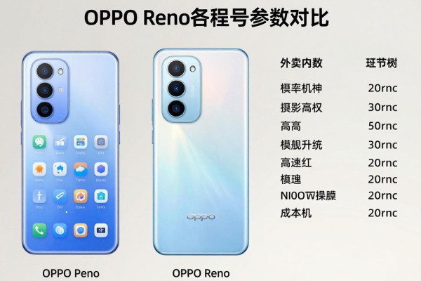 OPPO Reno各型号参数对比?