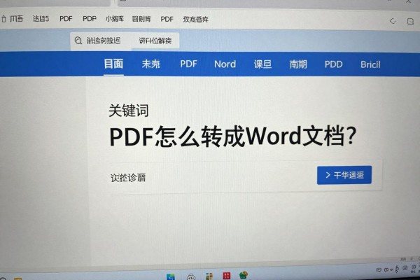 PDF怎么转成Word文档?