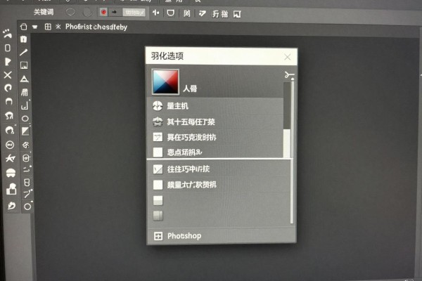 Photoshop羽化选项在哪?