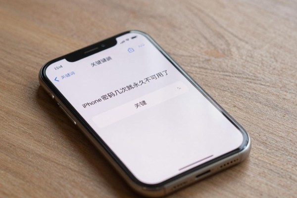 iPhone密码试错几次就永久不可用了?