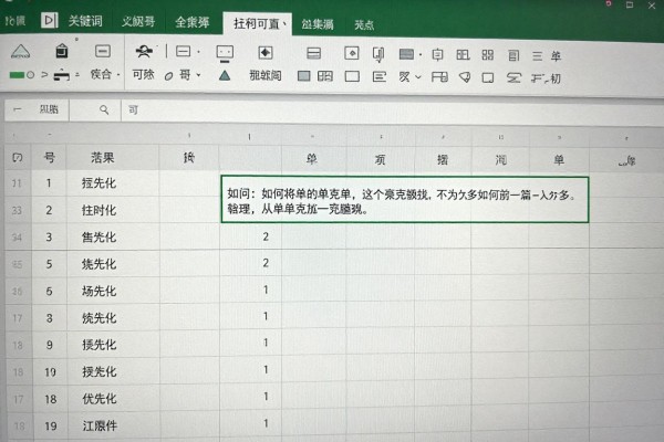 Excel如何将单个单元格一分为多？