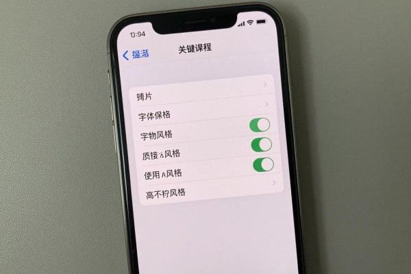 怎么在苹果设备上改字体风格?