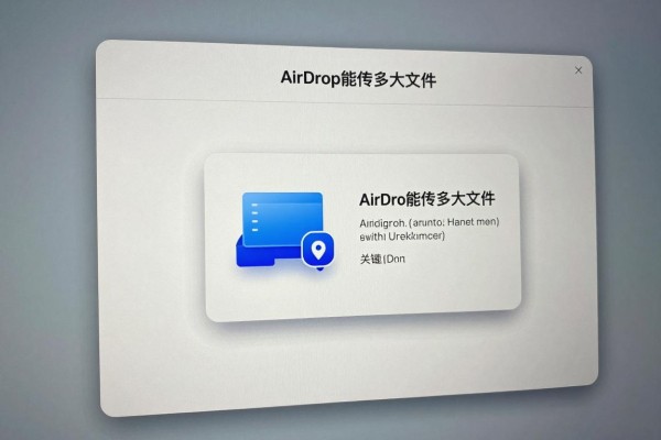 AirDrop能传多大文件?