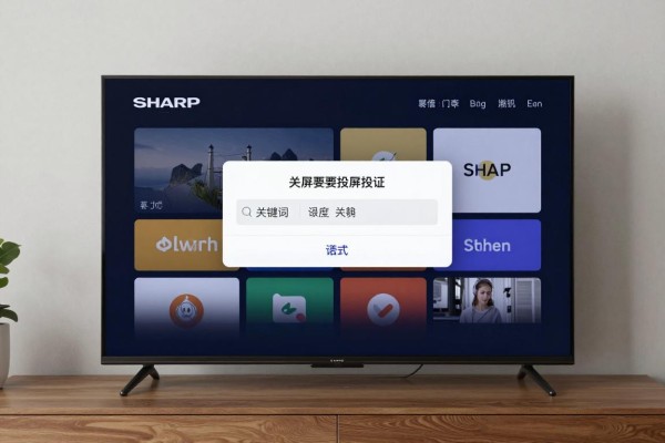 Sharp电视投屏要怎么设置？