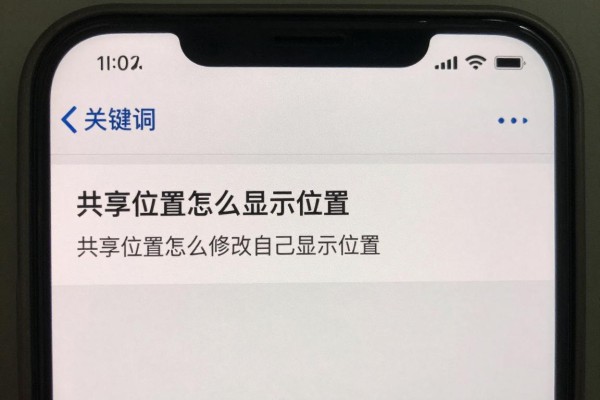共享位置怎么修改自己显示的位置