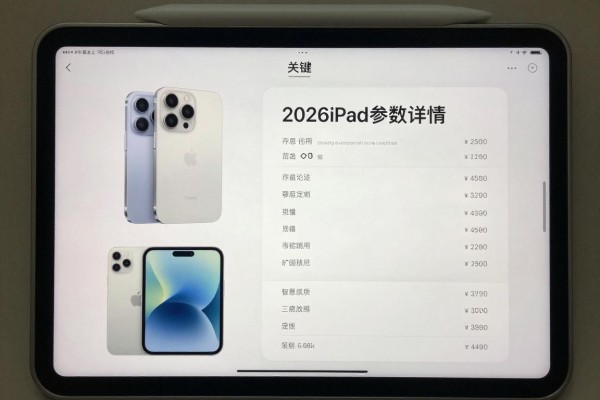 2026版iPad参数详情是什么?