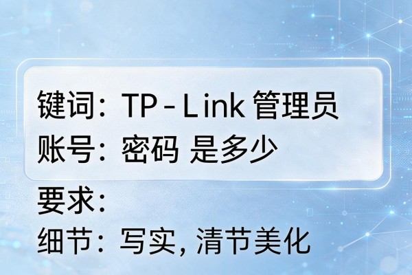 TP-Link管理员账号密码是多少