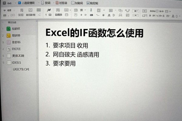 Excel的IF函数怎么使用?