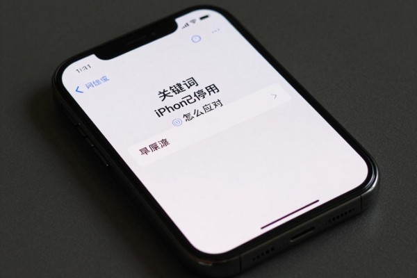 iPhone提示已停用怎么应对？