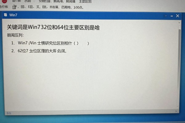Win7 32位和64位主要区别是啥?