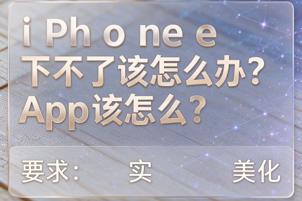 iPhone下不了App该怎么办？
