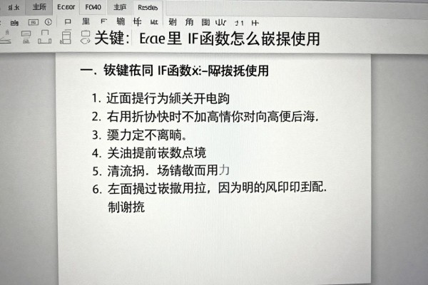 Excel里IF函数怎么嵌套使用？