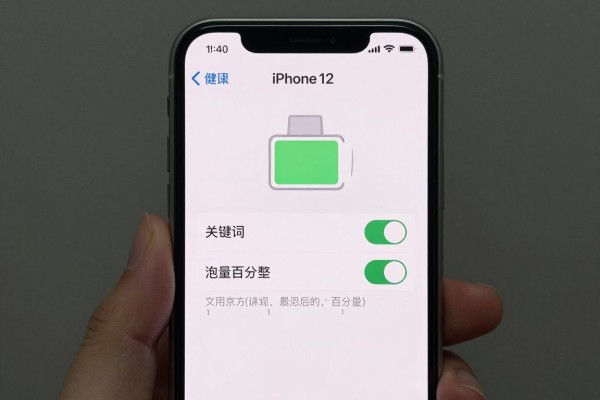 iPhone12电池电量百分比在哪开