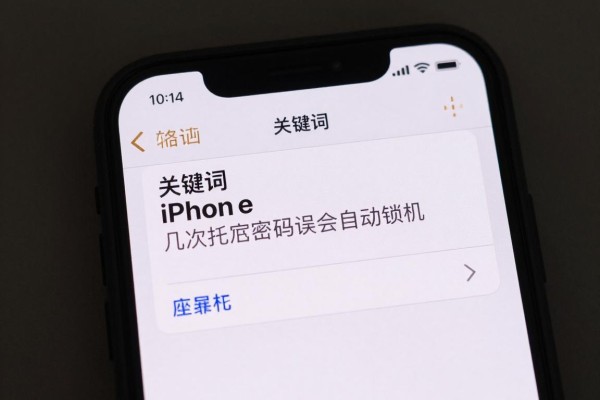 iPhone几次密码错误会自动锁机?