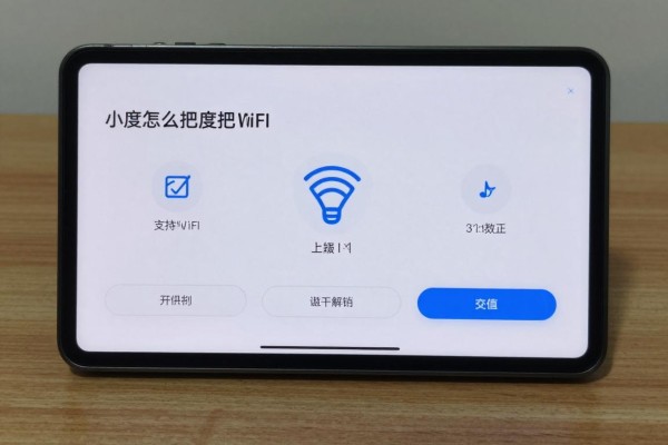 小度怎么把WiFi连上？