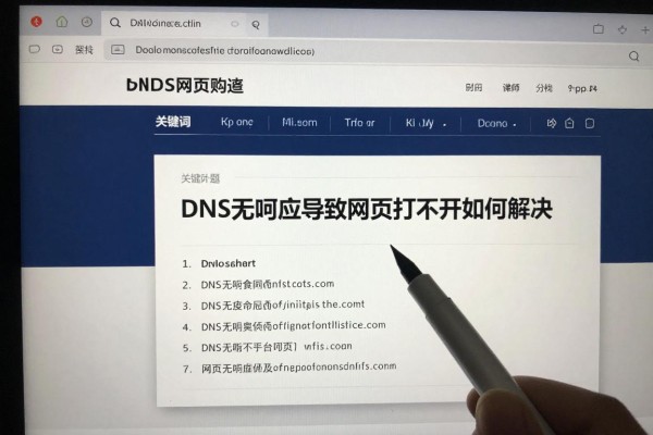 DNS无响应导致网页打不开如何解决？