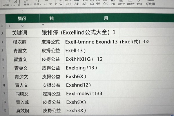 Excel公式大全如何详细解读？