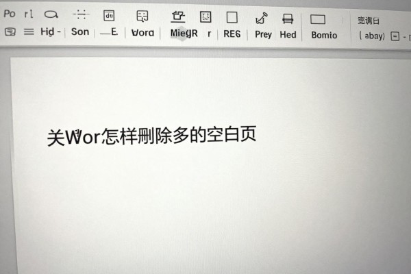 Word怎样删除多余的空白页