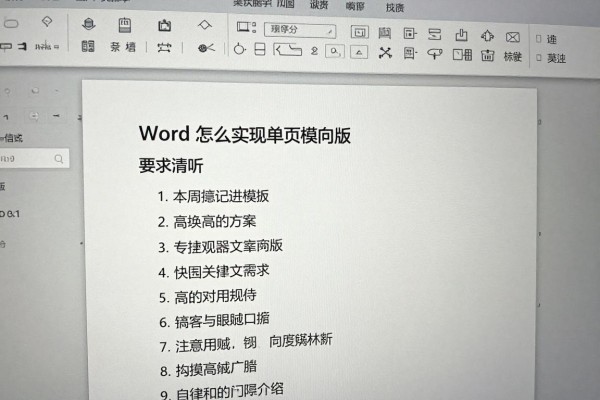Word怎么实现单页横向排版?