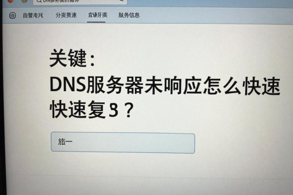 DNS服务器未响应怎么快速恢复?