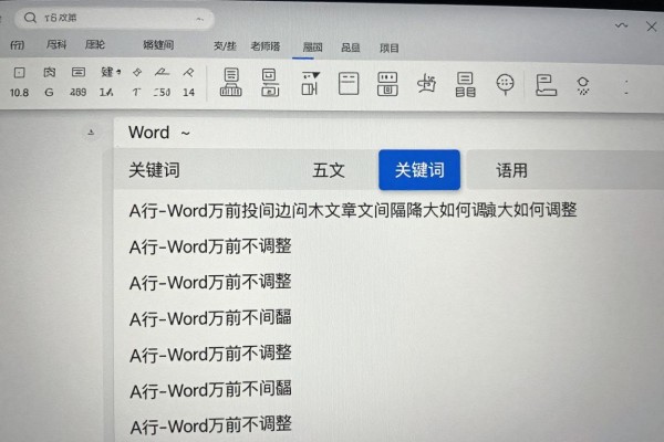 Word一行内文字间隔太大如何调整?